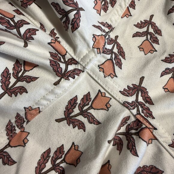 Free People Penny Pull-On Printed Flare Jeans Sz 28 - Picture 12 of 16